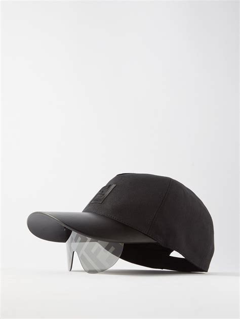 casquette lunette fendi|casquette fendi noir.